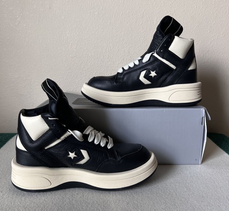 Rick Owens Converse TURBOWPN in Black Natural