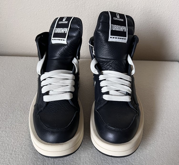 Rick Owens Converse TURBOWPN in Black Natural