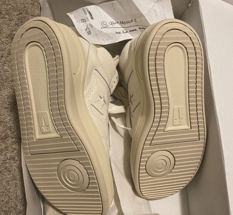 Rick owens cream TURBOWPN converse Mid