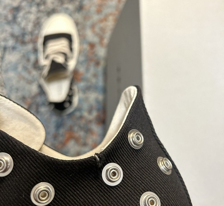 RICK OWENS DENIM SHOES - LOW SNEAKS
