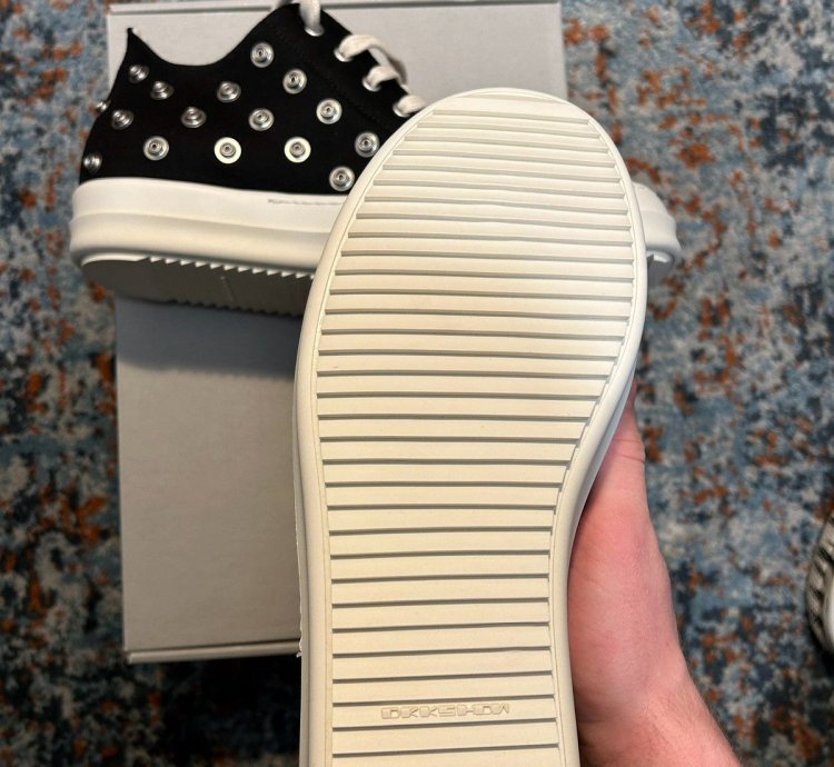 RICK OWENS DENIM SHOES - LOW SNEAKS