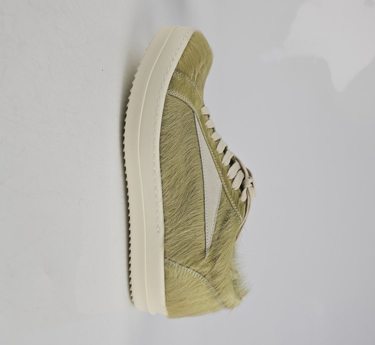 Rick Owens Dirty Acid Milk Vintage Low Top Sneakers New 41 5