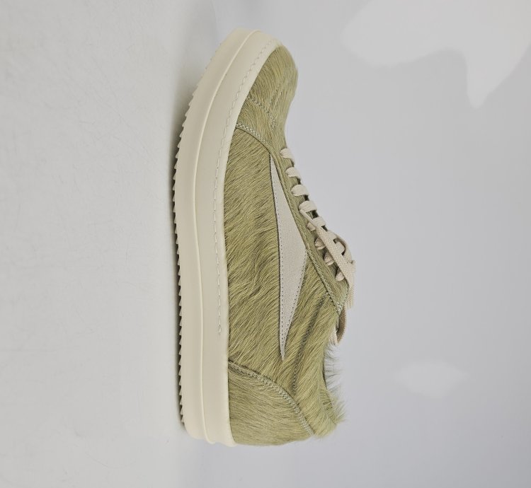 Rick Owens Dirty Acid Milk Vintage Low Top Sneakers New 44