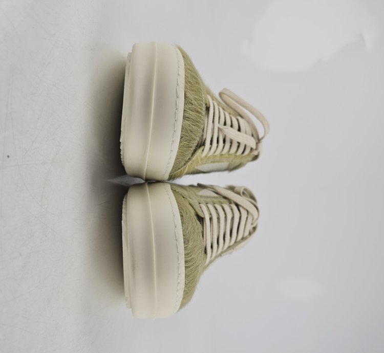 Rick Owens Dirty Acid Milk Vintage Low Top Sneakers New 44