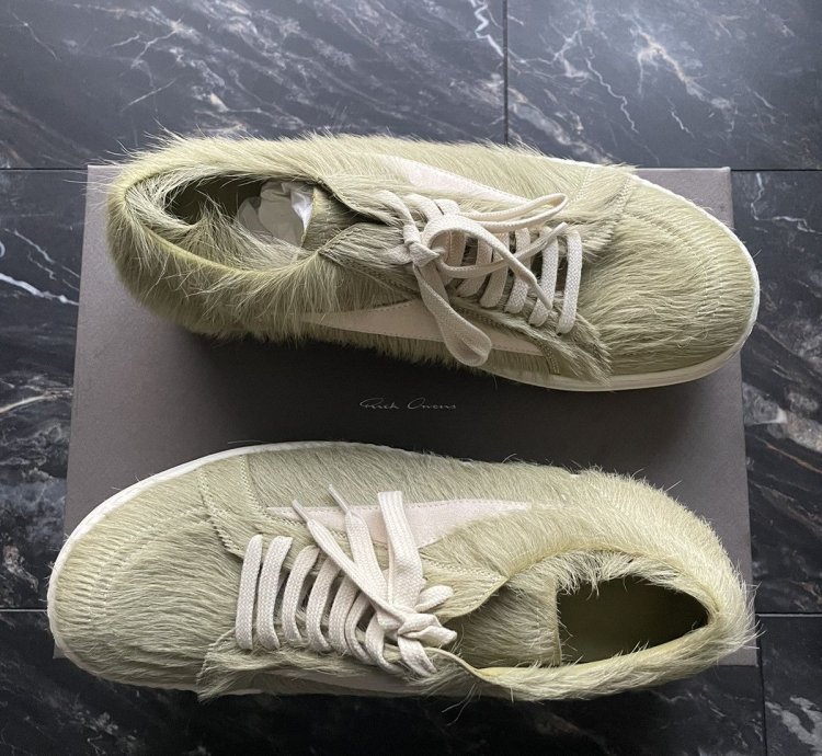 Rick Owens Dirty Acid Vintage Low Top Sneakers NEW sz 44