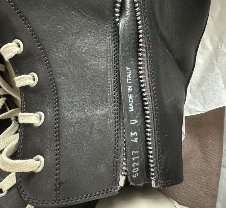 Rick Owens Double Bumber Leather Ramones Mainline