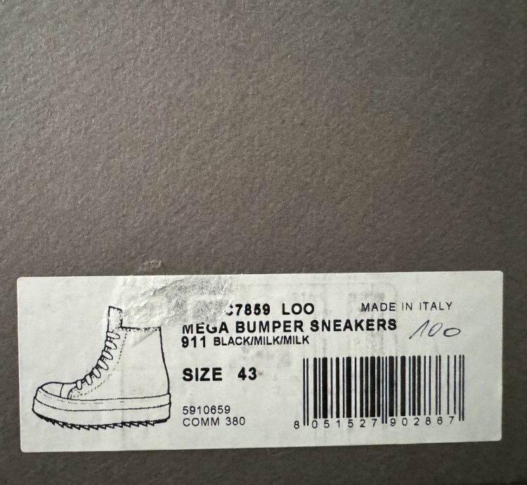 Rick Owens Double Bumber Leather Ramones Mainline