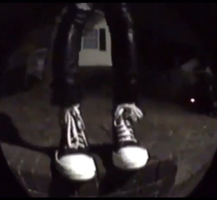 RICK OWENS DRKSHDW Black Foil Slash Hi-Top Ramones