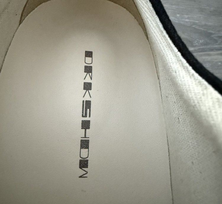 Rick Owens DrkShdw Black Vintage Sneakers black milk milk
