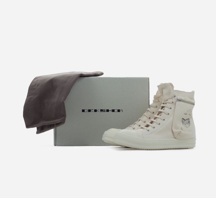 RICK OWENS DRKSHDW Cargo Pocket Face Ramones High