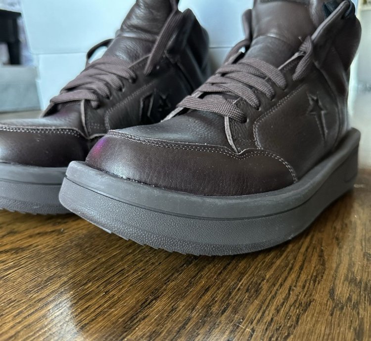 Rick Owens Drkshdw Converse Turbowpns Ox Blood 11 5 NEW
