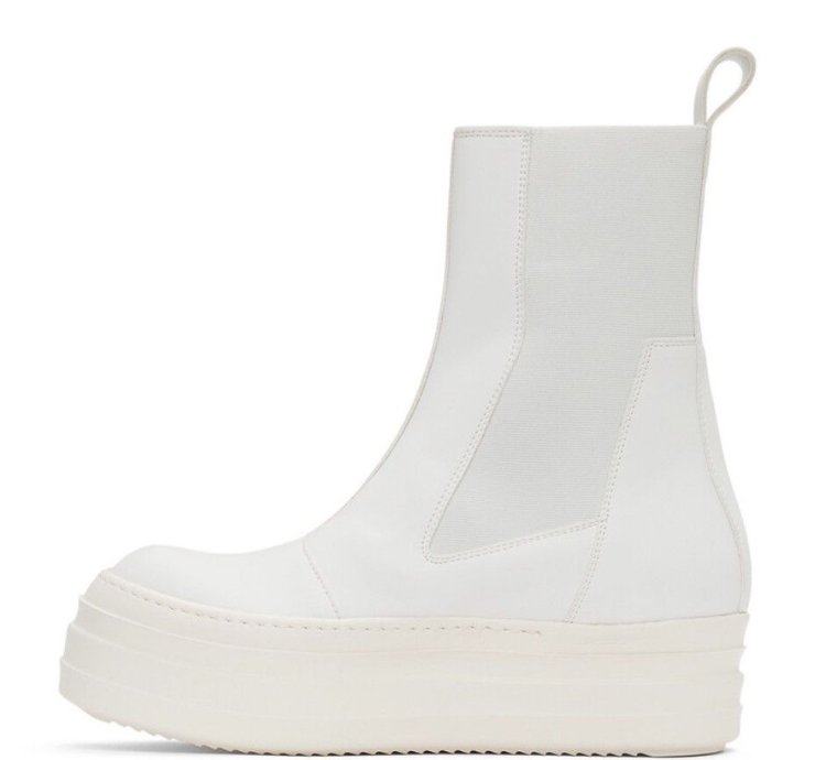 Rick Owens DRKSHDW Double Bumper Beetle White