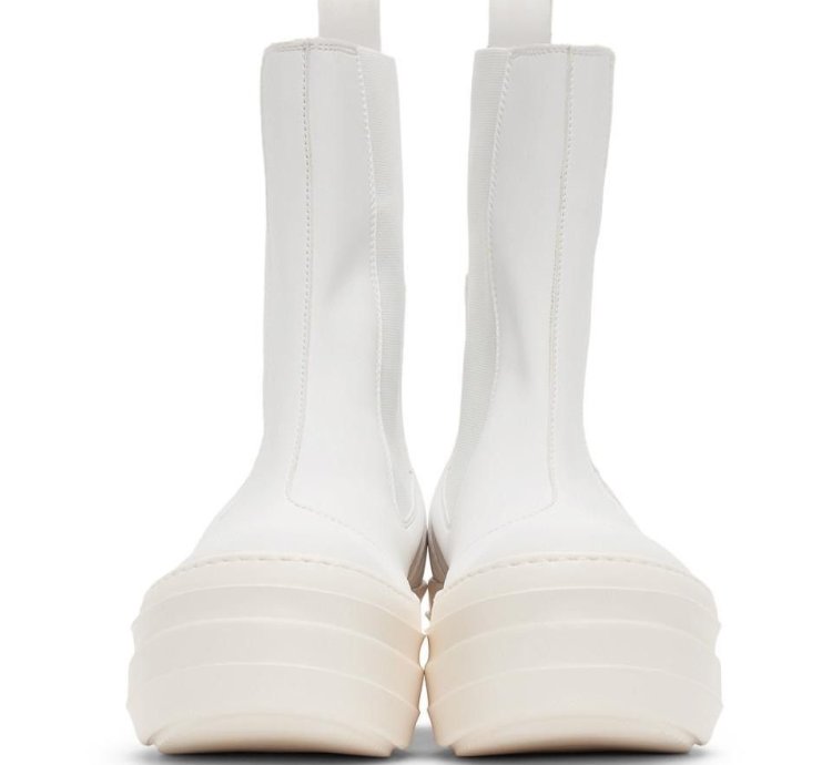 Rick Owens DRKSHDW Double Bumper Beetle White