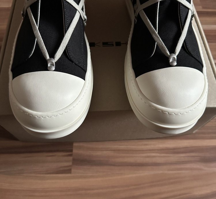 Rick Owens DRKSHDW Hexa Lace Ramones High Top Sneakers