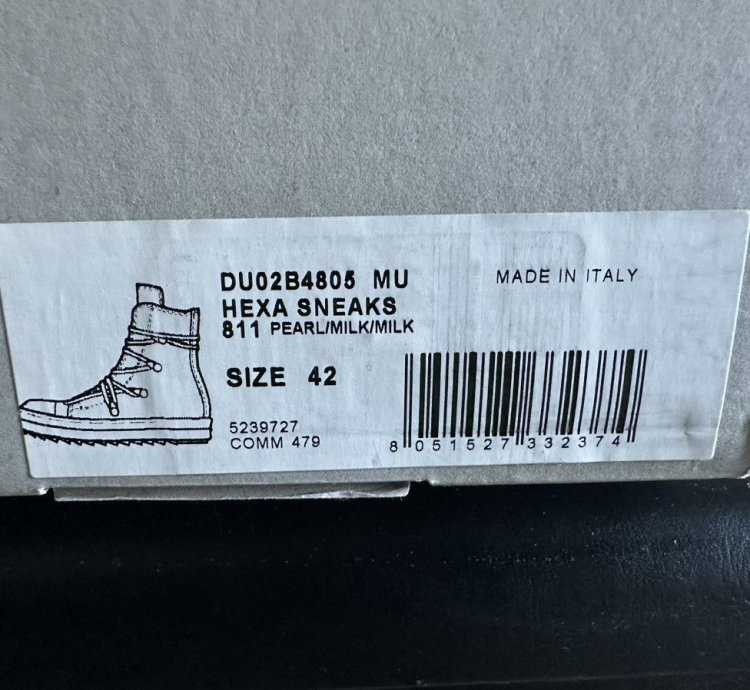 Rick Owens DRKSHDW Hexa Ramones Pearl