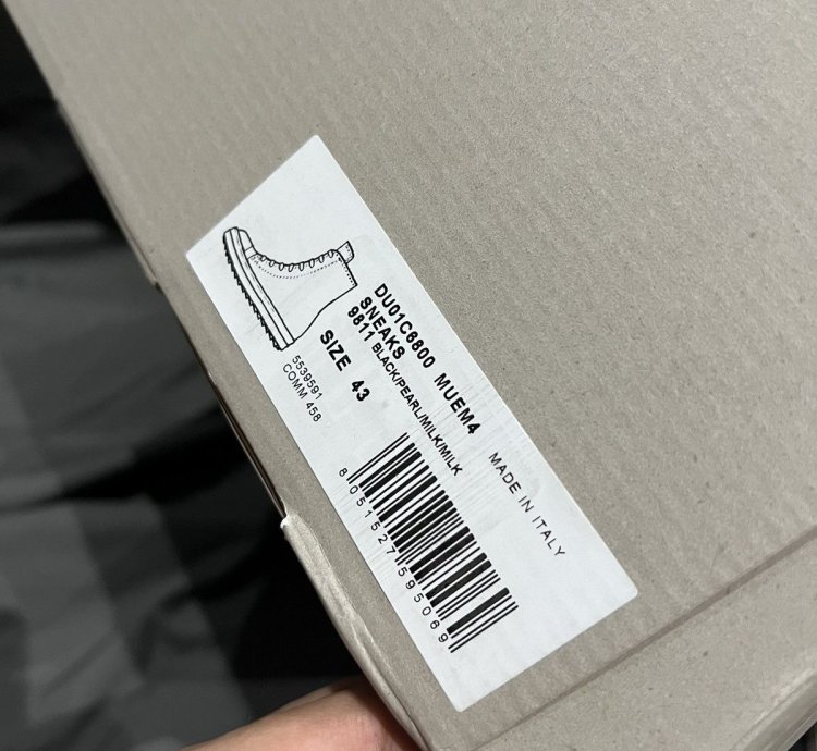 Rick owens drkshdw hexagram ramones hi-top size43