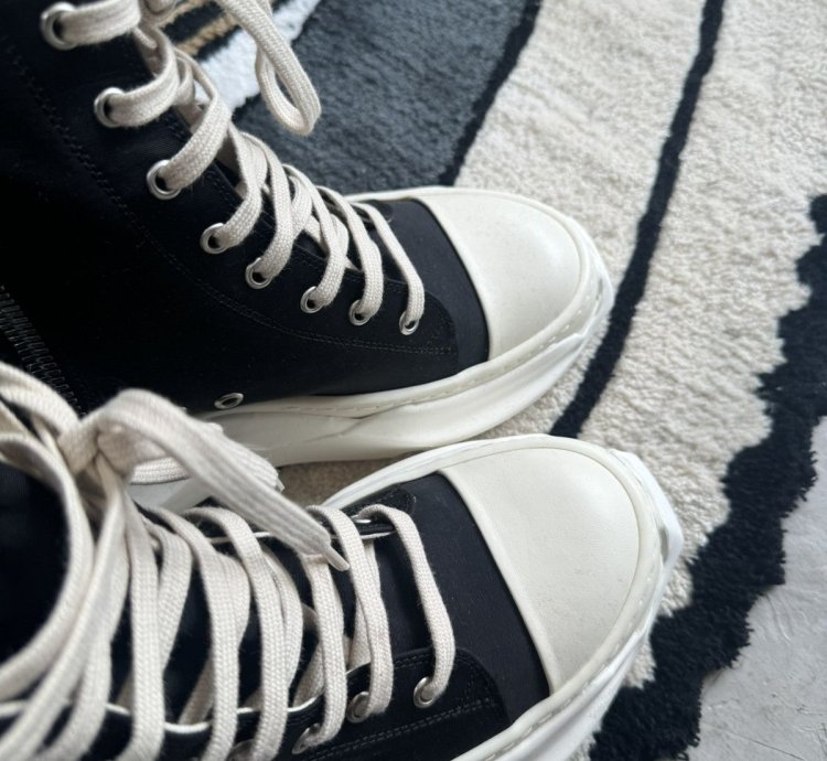 Rick Owens DRKSHDW High Top Platform Sneakers