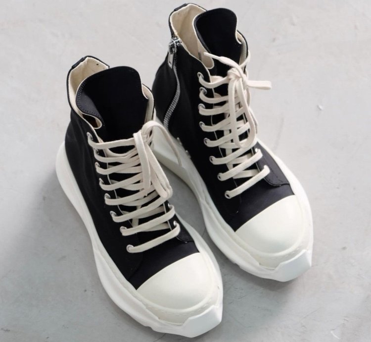 Rick Owens DRKSHDW High Top Platform Sneakers