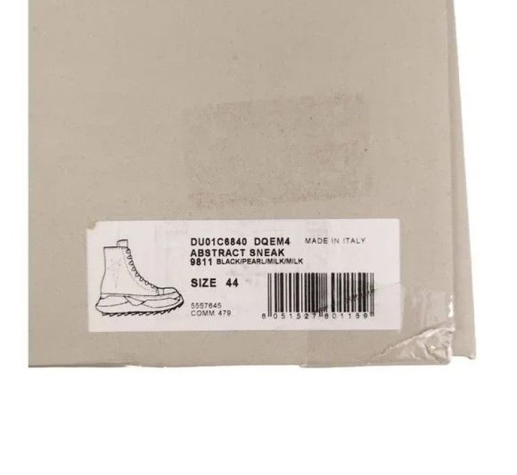 Rick Owens DRKSHDW High-Top Abstract Pentagram Sneaker 11