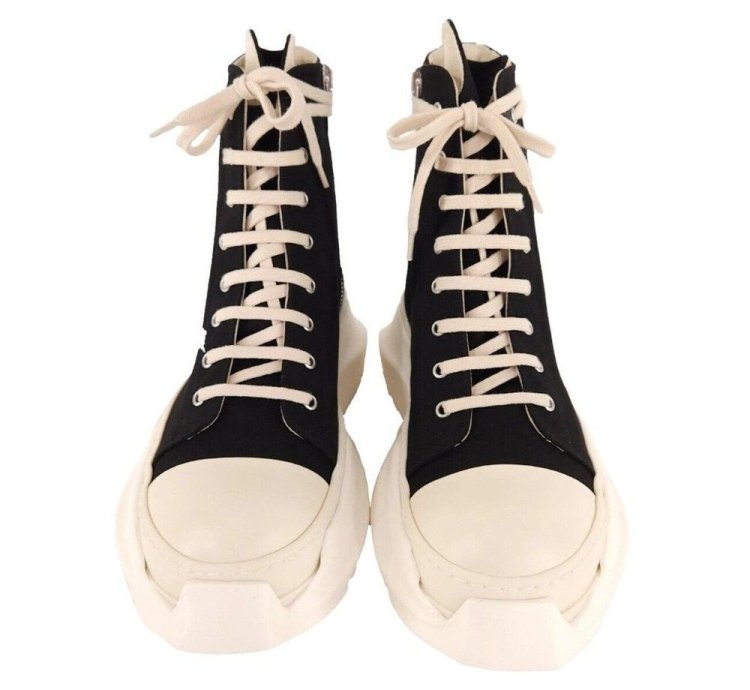 Rick Owens DRKSHDW High-Top Abstract Pentagram Sneaker 11
