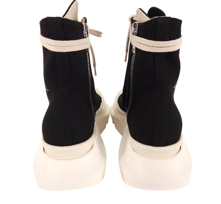 Rick Owens DRKSHDW High-Top Abstract Pentagram Sneaker 11