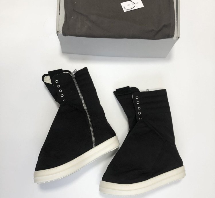 Rick owens drkshdw hoofdunks in black milk size41 5