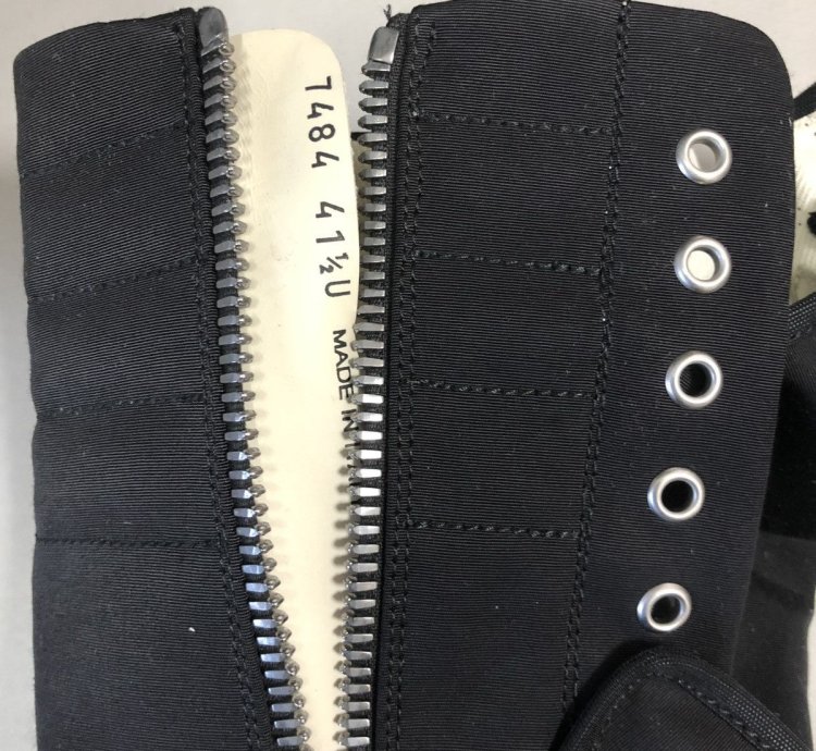 Rick owens drkshdw hoofdunks in black milk size41 5