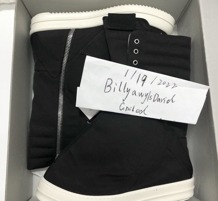 Rick owens drkshdw hoofdunks in black milk size41 5