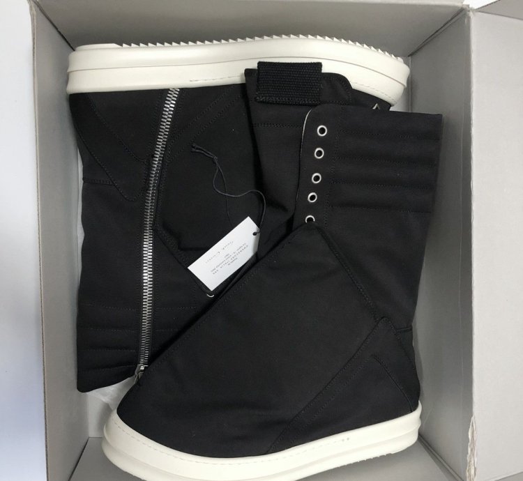 Rick owens drkshdw hoofdunks in black milk size41 5