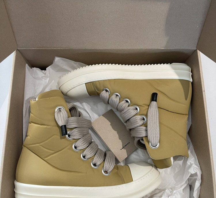 Rick Owens DRKSHDW Jumbo Lace Padded Ramones