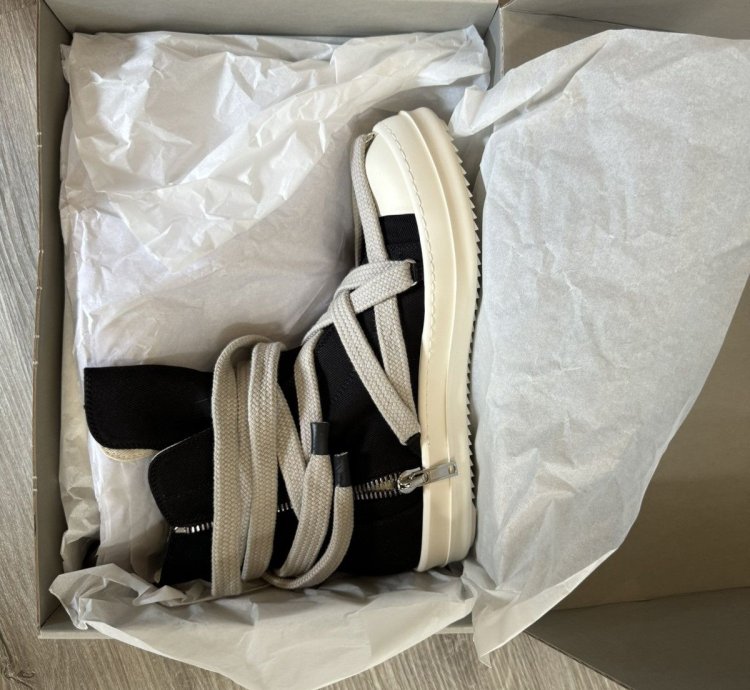 Rick Owens Drkshdw Jumbolace Hexa Sneaks Ramones Black