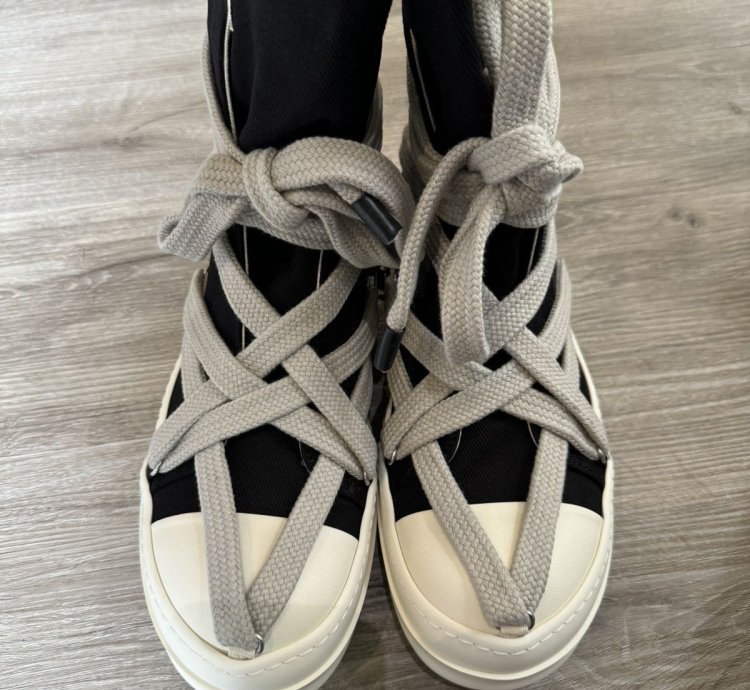 Rick Owens Drkshdw Jumbolace Hexa Sneaks Ramones Black
