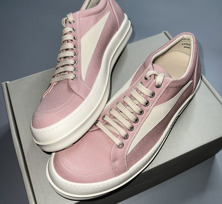 Rick Owens DRKSHDW Lace Up Vintage Sneakers