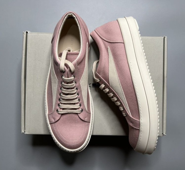 Rick Owens DRKSHDW Lace Up Vintage Sneakers