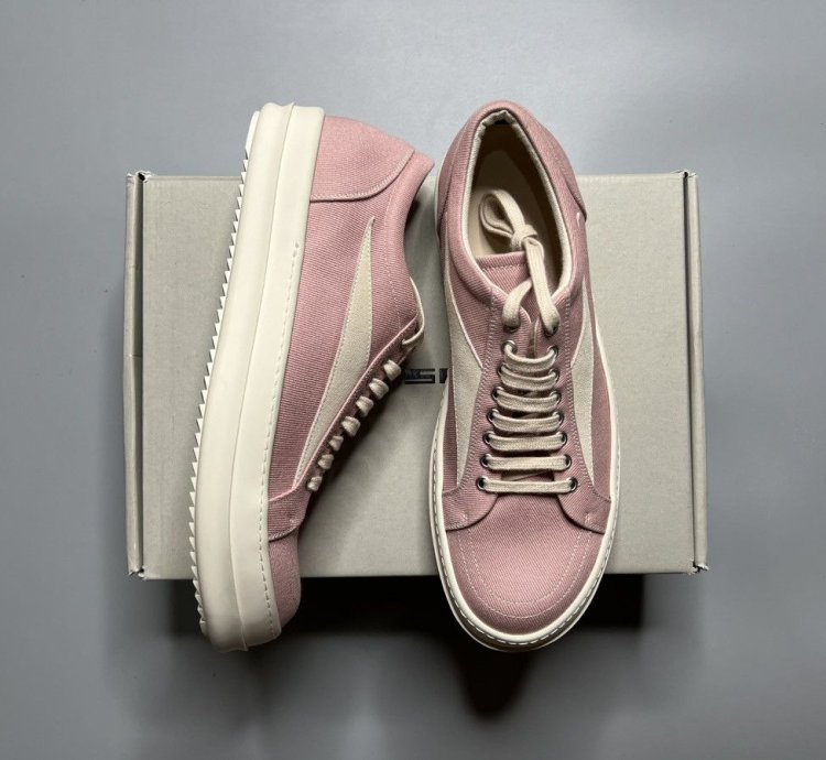 Rick Owens DRKSHDW Lace Up Vintage Sneakers