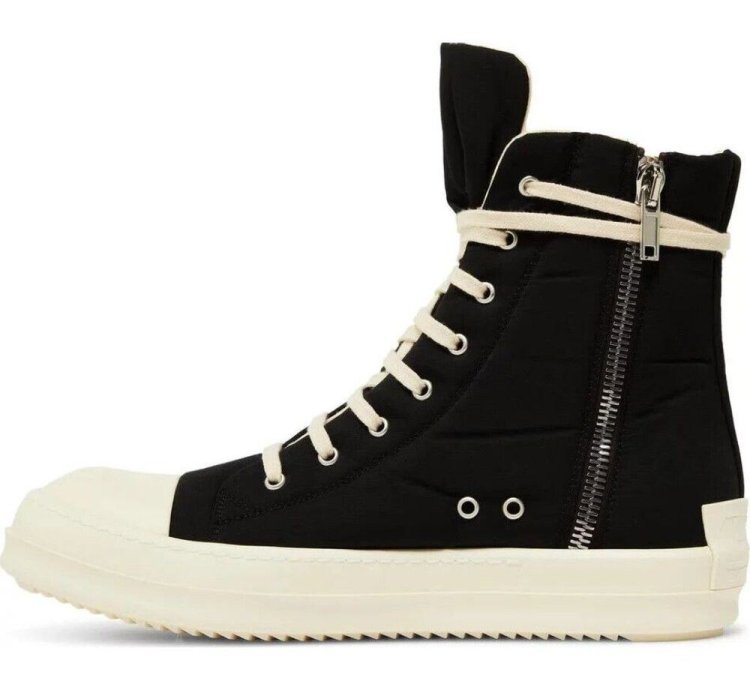 Rick Owens DRKSHDW License Plate High Top Ramones Sneaks 8