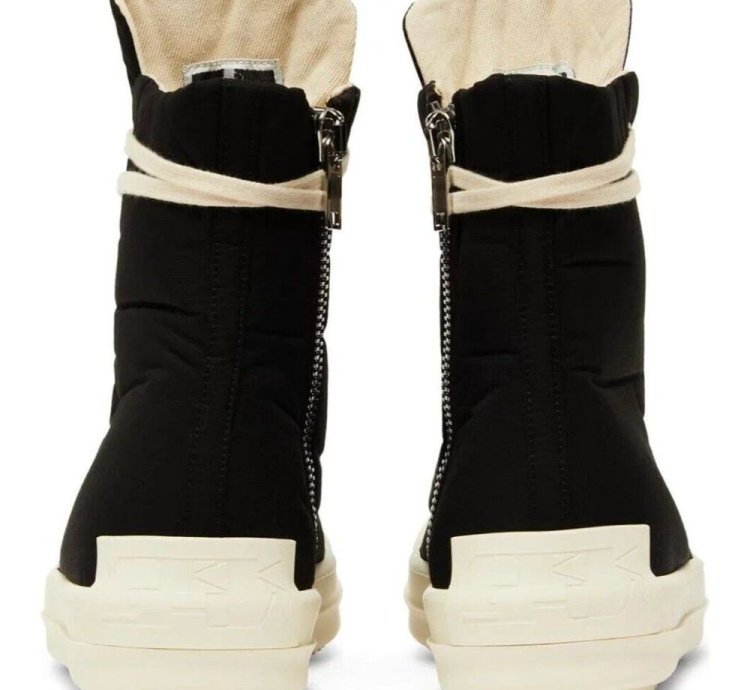 Rick Owens DRKSHDW License Plate High Top Ramones Sneaks 8