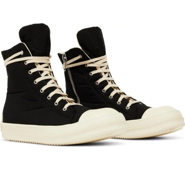 Rick Owens DRKSHDW License Plate High Top Ramones Sneaks 8