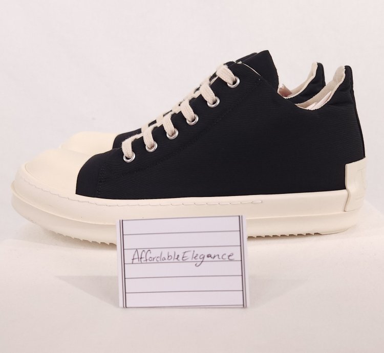 Rick Owens DRKSHDW License Plate Low Sneaks 40 5 M7 5 W10 5