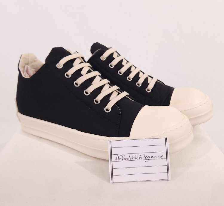 Rick Owens DRKSHDW License Plate Low Sneaks 40 5 M7 5 W10 5