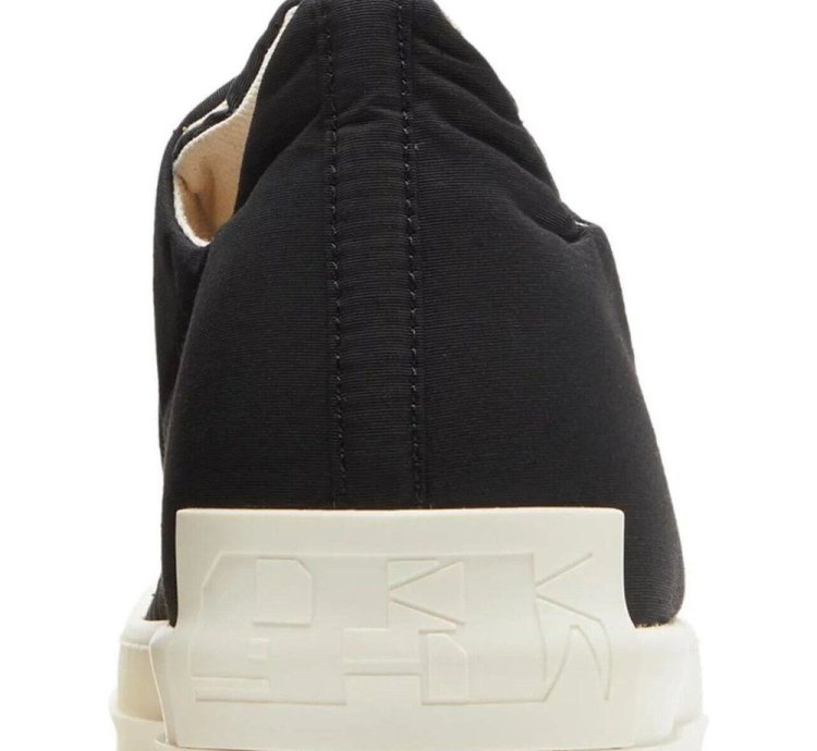 Rick Owens DRKSHDW License Plate Low Sneaks 42 M9 W12 Black