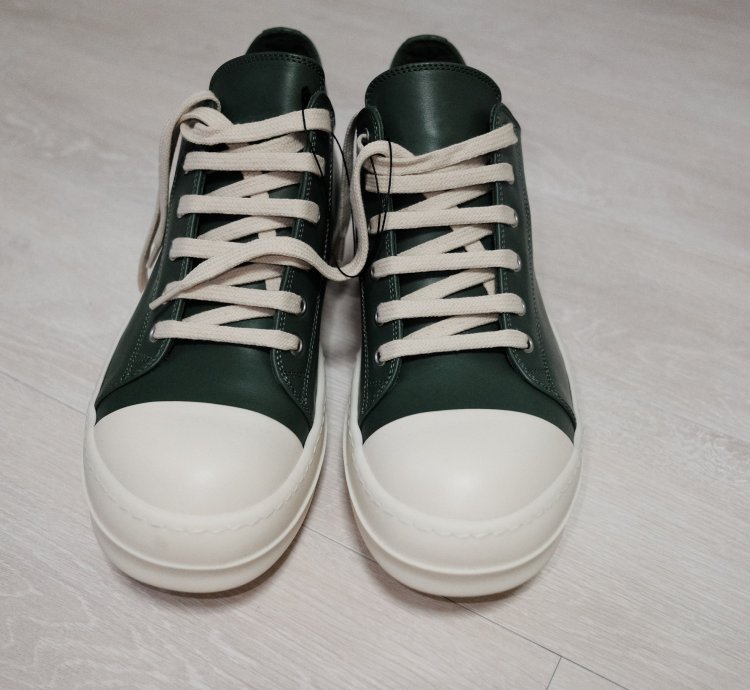 Rick Owens DRKSHDW Low Ramones green