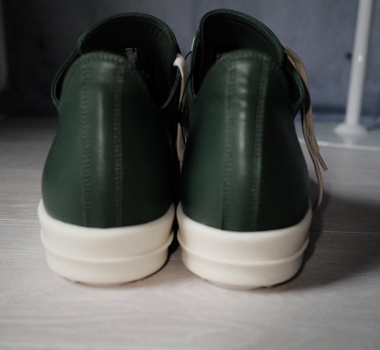 Rick Owens DRKSHDW Low Ramones green