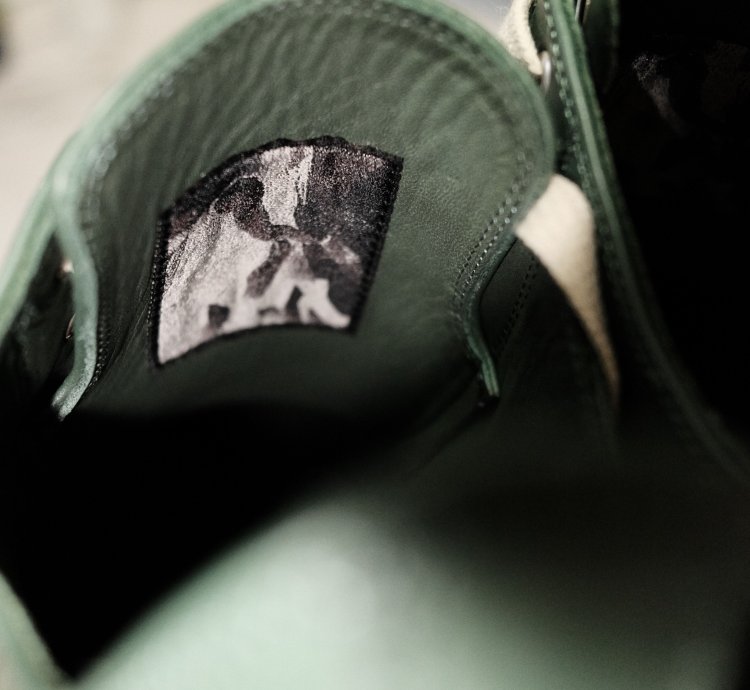 Rick Owens DRKSHDW Low Ramones green