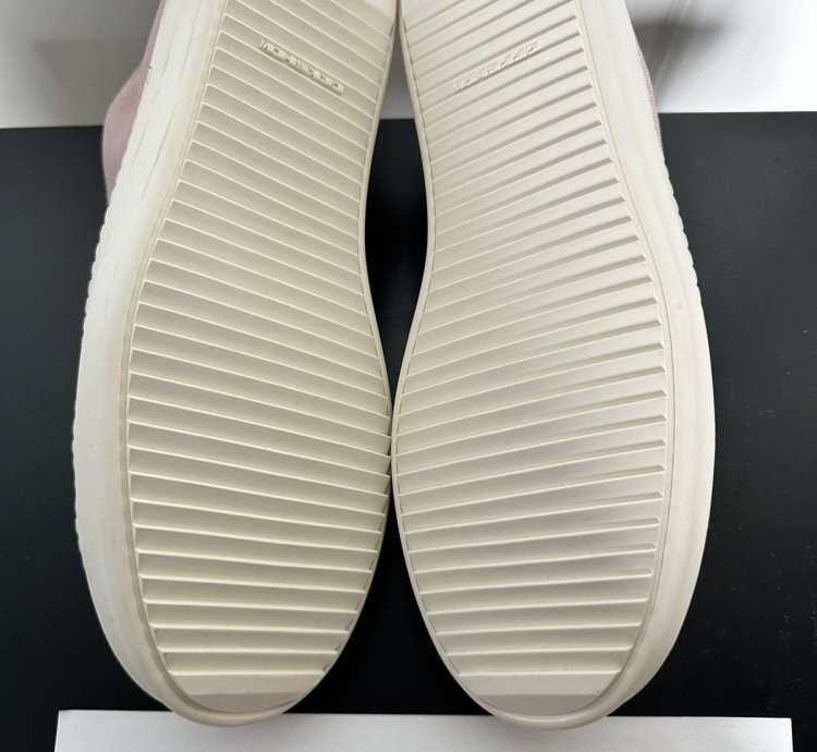 Rick Owens DRKSHDW Low Ramones Pink Sneaker Vintage Canvas