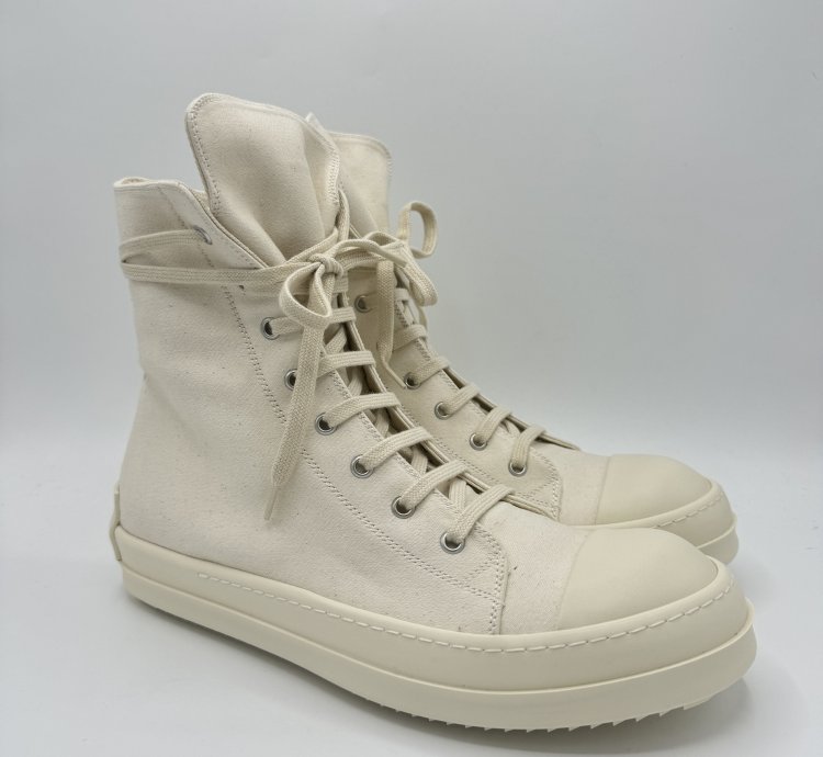 Rick Owens DRKSHDW Milk Ramones White