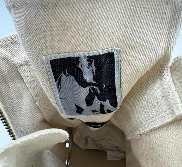 Rick Owens DRKSHDW Milk Ramones White