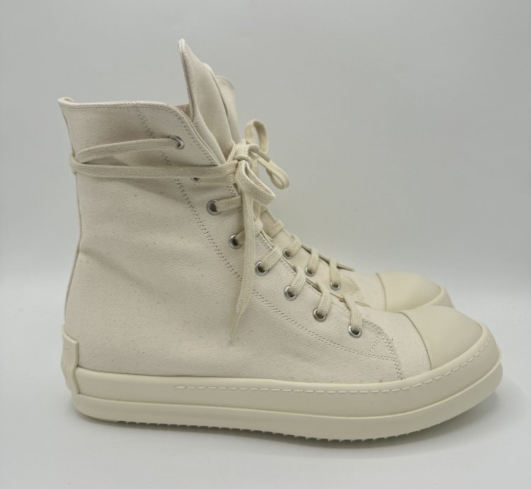 Rick Owens DRKSHDW Milk Ramones White
