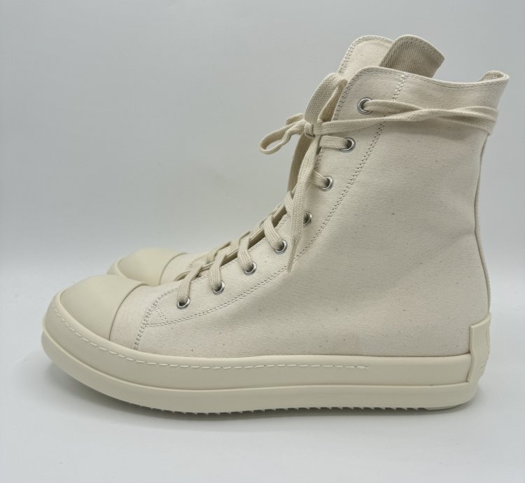 Rick Owens DRKSHDW Milk Ramones White