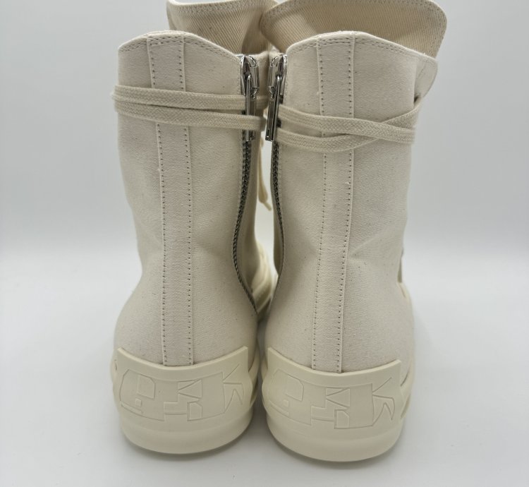 Rick Owens DRKSHDW Milk Ramones White